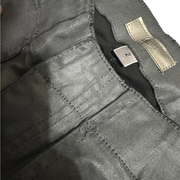 🖤 Kut From The Kloth Reese Ankle Straight Coated Denim Gray 2 NWOT 🖤 - Picture 2 of 5